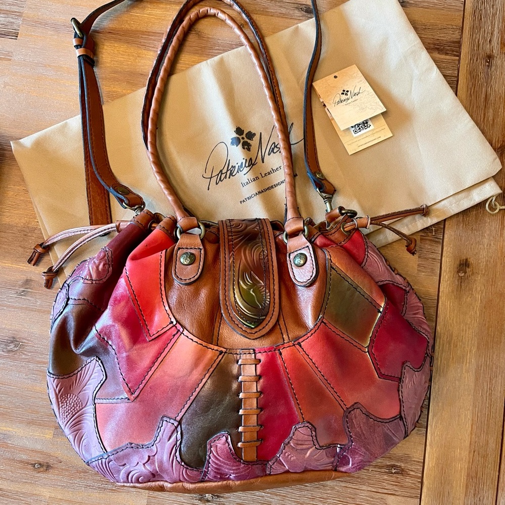 Patchwork leather Patricia Nash bag